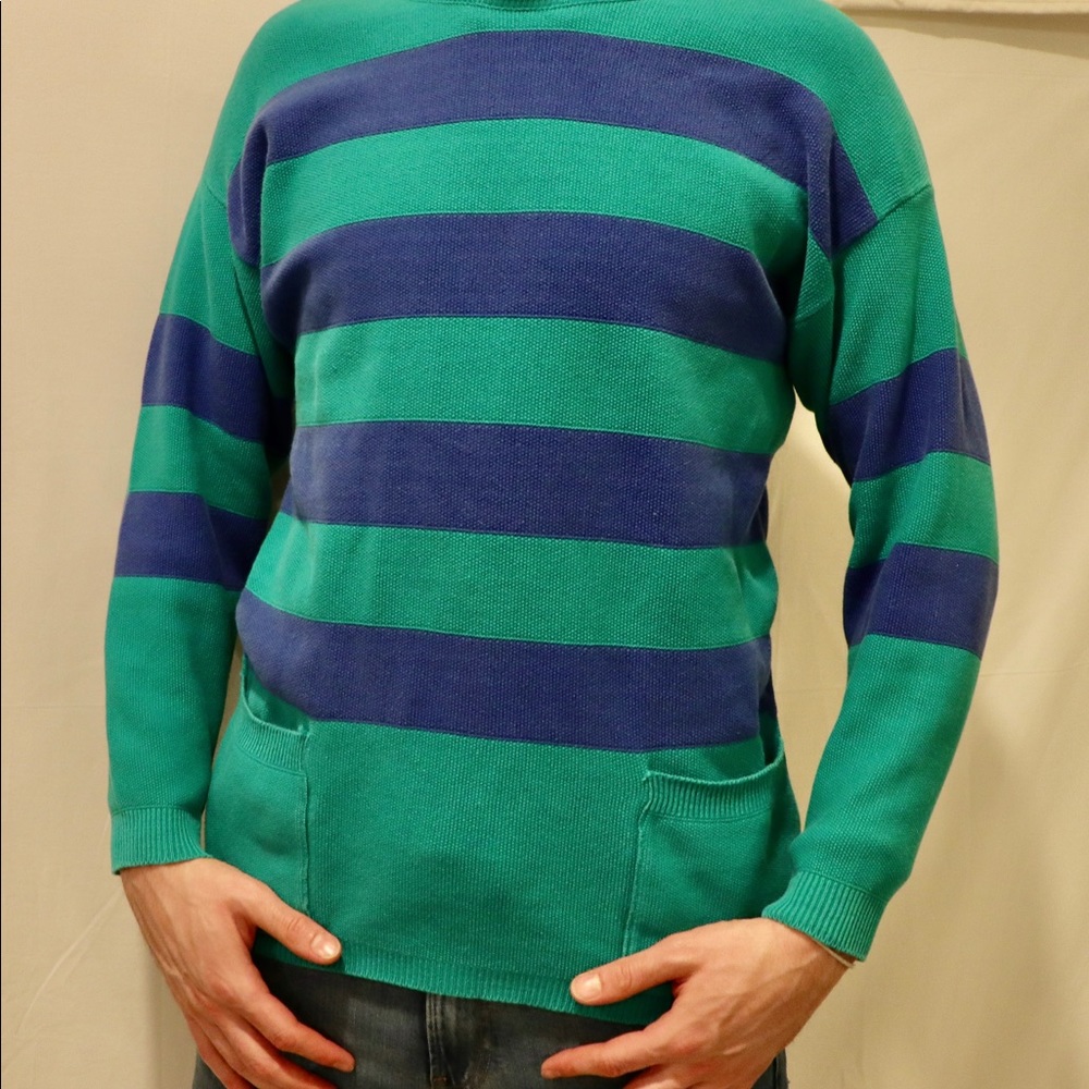 Awesome Vintage Pocketed Stripe Shirt